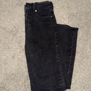 MADEWELL 90’s straight black jeans
